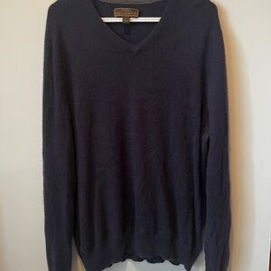 Jos. A. Bank Blue V-Neck Sweater